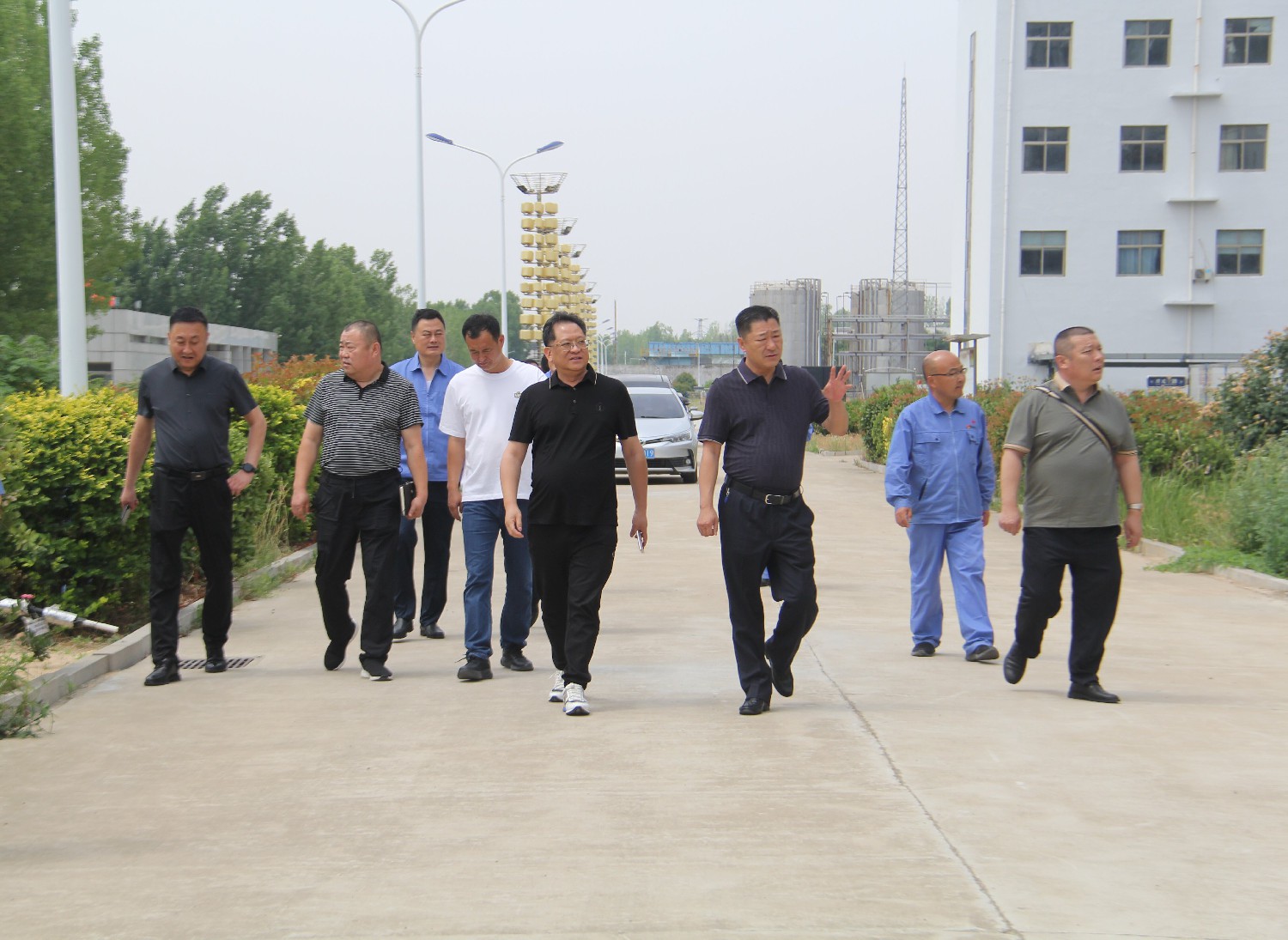 中商國(guó)聯(lián)、上海電力來(lái)化工基地合作洽談